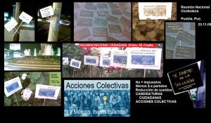 collage de la reunión ciudadana.- cap. Puebla